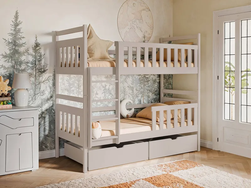 Bridgeorth Kerross änky, kaksi makuupaikkaa 80x180 cm - Beige - Huonekalut - Sänky - Kerrossängyt - Parvisänky