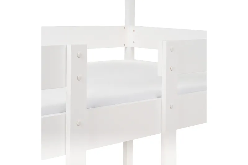 Fallon Kerrossänky Kaksi Makuupaikkaa 90x200 - Valkoinen - Huonekalut - Sänky - Kerrossängyt - Parvisänky