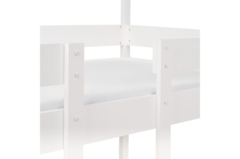 Fallon Kerrossänky Kaksi Makuupaikkaa 90x200 - Valkoinen - Huonekalut - Sänky - Kerrossängyt - Parvisänky