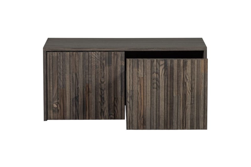 Kerrosistuin New Gravure - Espresso, Tuhkaviilu - Huonekalut - Tuoli & nojatuoli - Penkki - Eteispenkki