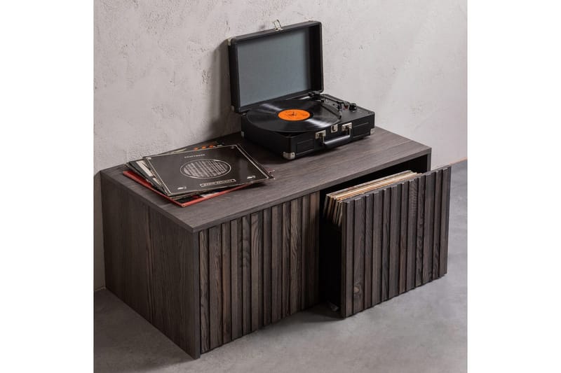 Kerrosistuin New Gravure - Espresso, Tuhkaviilu - Huonekalut - Tuoli & nojatuoli - Penkki - Eteispenkki