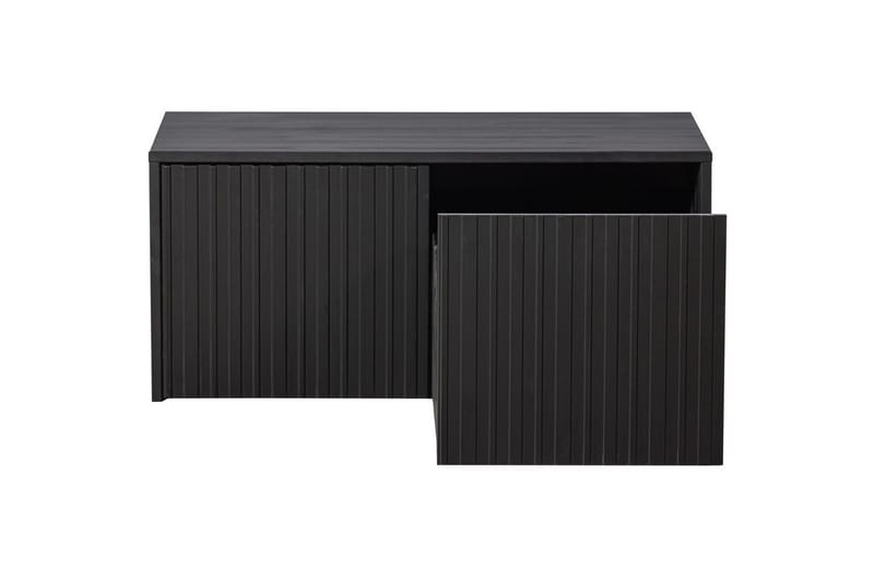 Kerrosistuin New Gravure - Musta, Mänty - Huonekalut - Tuoli & nojatuoli - Penkki - Eteispenkki