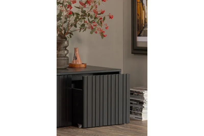 Kerrosistuin New Gravure - Musta, Mänty - Huonekalut - Tuoli & nojatuoli - Penkki - Eteispenkki