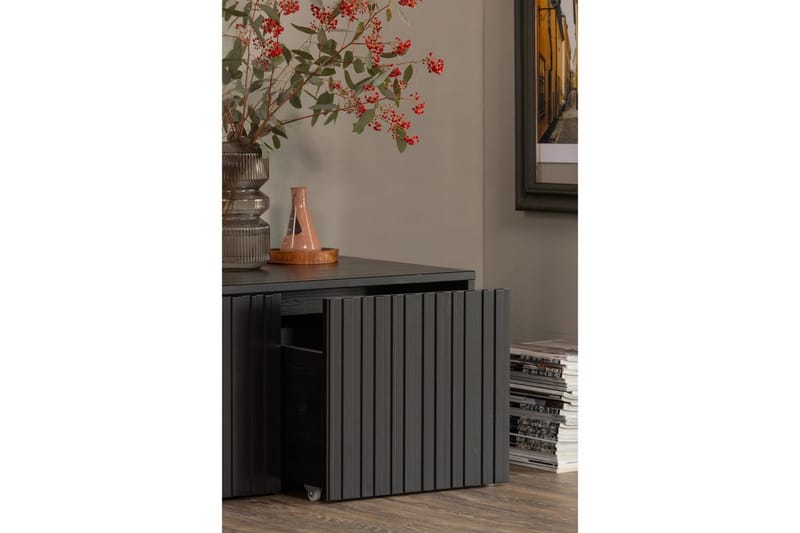 Kerrosistuin New Gravure - Musta, Mänty - Huonekalut - Tuoli & nojatuoli - Penkki - Eteispenkki