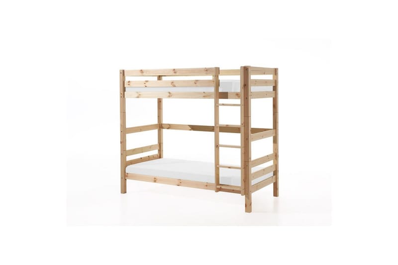 Kerrossänky alavuoteella Pino Luonnollinen, 180 cm - Luonnollinen, 180 cm - Huonekalut - Sänky - Kerrossängyt - Parvisänky
