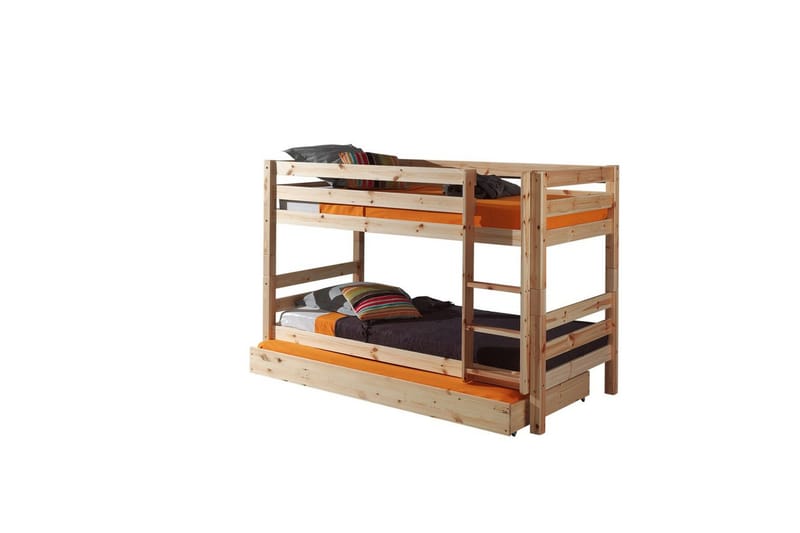 Kerrossänky alavuoteella Pino Luonnollinen, 140 cm, Luonnollinen, 140 cm