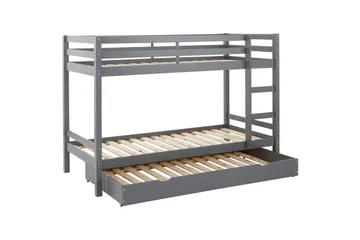 Kerrossänky Alpi 208x103x143 cm, Harmaa - 208x103x143 cm, Harmaa - Huonekalut - Sänky - Kerrossängyt