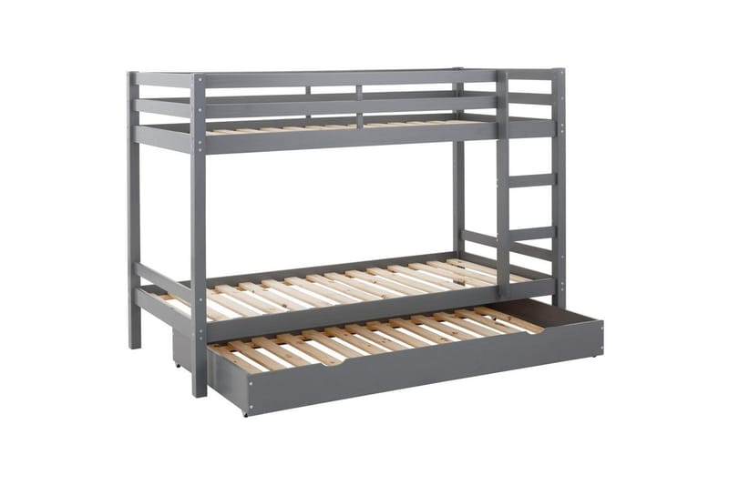 Kerrossänky Alpi 208x103x143 cm, Harmaa - 208x103x143 cm, Harmaa - Huonekalut - Sänky - Kerrossängyt - Parvisänky