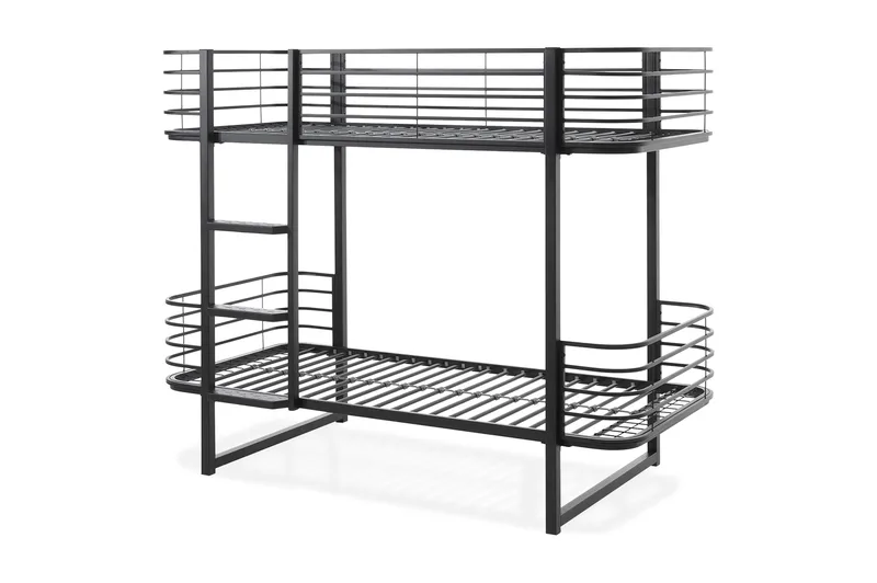 Kerrossänky Climbers 90x200, Musta