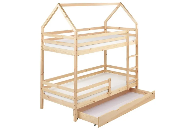 Kerrossänky laatikoilla Girgols, Ruskea