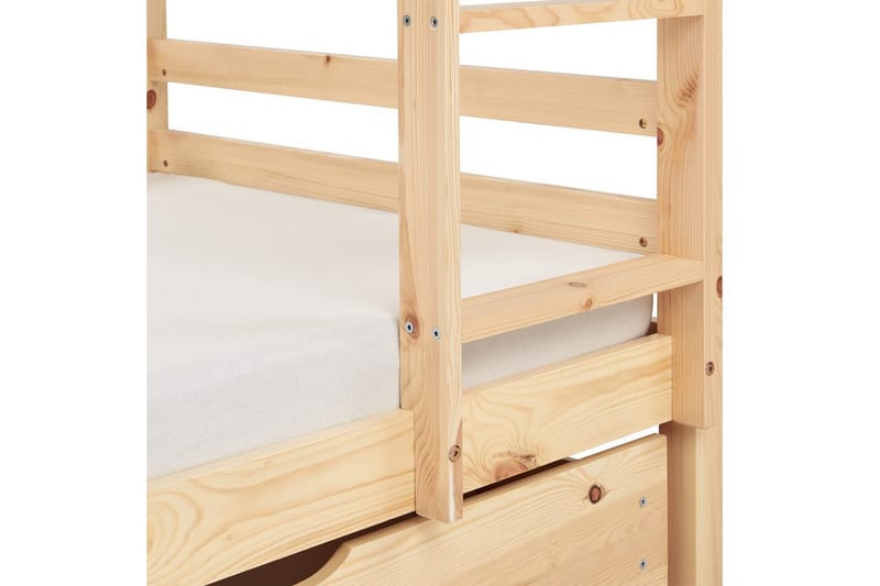 Kerrossänky laatikoilla Girgols - Ruskea - Huonekalut - Sänky - Kerrossängyt - Parvisänky