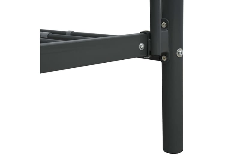 Kerrossänky musta metalli 90x200 cm - Musta - Huonekalut - Sänky - Kerrossängyt - Parvisänky