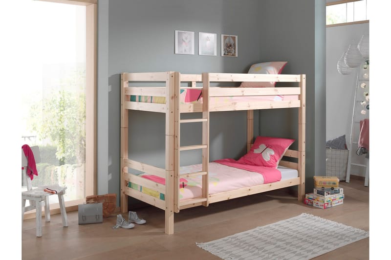 Kerrossänky Prinken - Puu/Luonnonväri - Huonekalut - Sänky - Kerrossängyt - Parvisänky