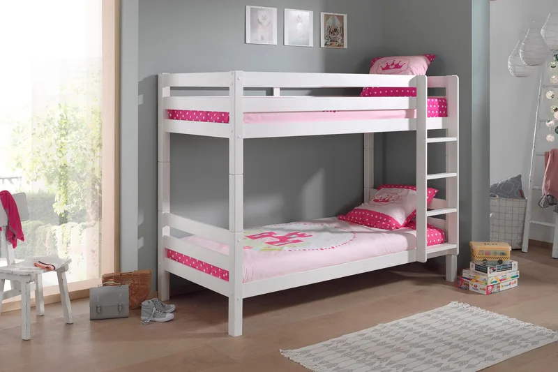 Kerrossänky Prinken - Valkoinen - Huonekalut - Sänky - Kerrossängyt - Parvisänky