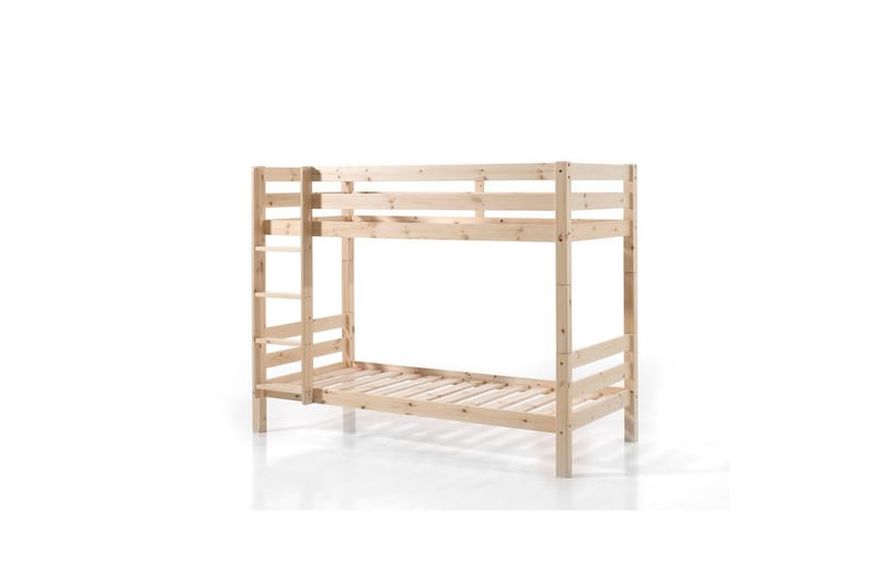 Kerrossänky Pino Set of 2 Drawers Luonnollinen, 160 cm - Luonnollinen, 160 cm - Huonekalut - Sänky - Kerrossängyt - Parvisänky