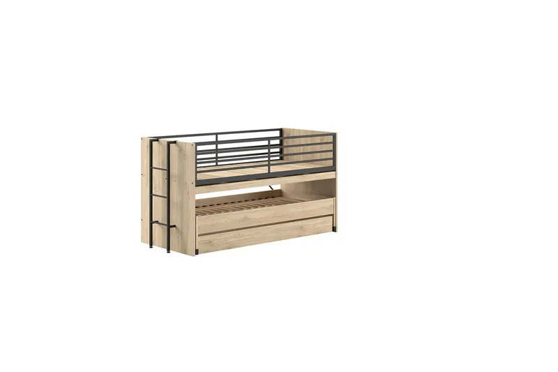 Keskikorkea sänky sängynalustalla Sam Tammi, Tammi