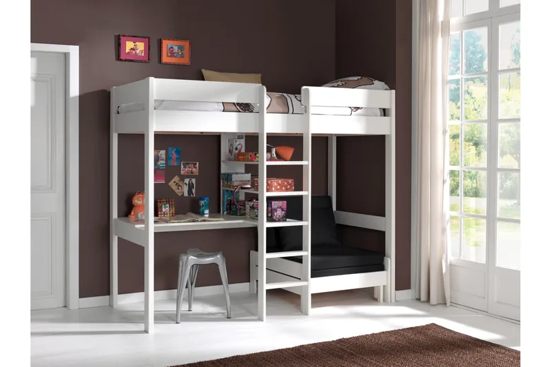 Parvisänky Snurreste Tunnelmakulmalla - Valkoinen - Huonekalut - Sänky - Kerrossängyt