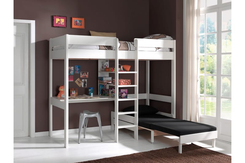 Parvisänky Snurreste Tunnelmakulmalla - Valkoinen - Huonekalut - Sänky - Kerrossängyt