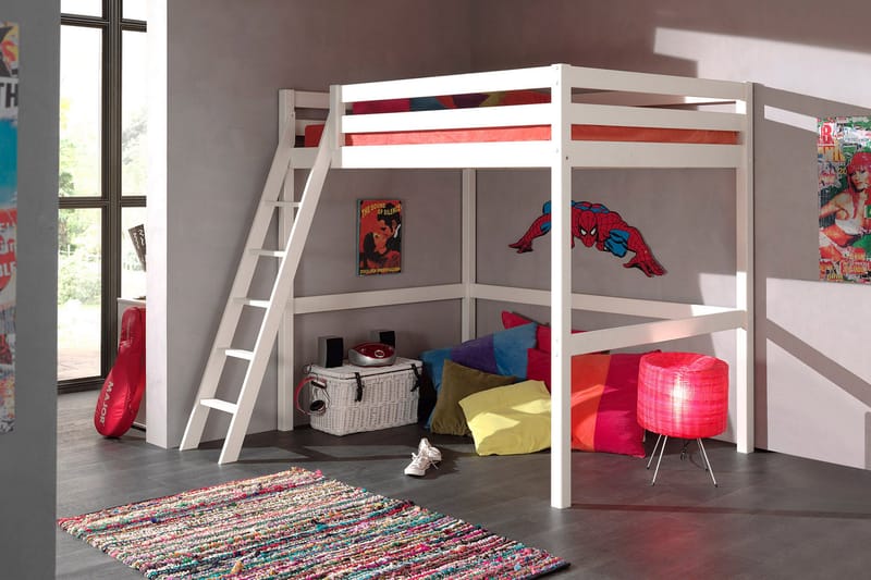 Parvisänky Prinken - Valkoinen - Huonekalut - Sänky - Kerrossängyt