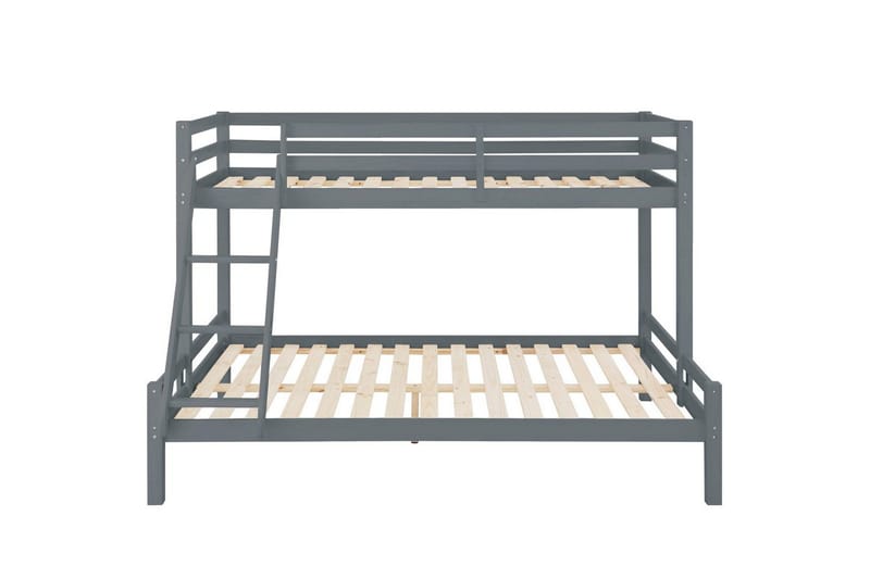 Kerrossänky Alpi 280x142x143 cm, Harmaa - 280x142x143 cm, Harmaa - Huonekalut - Sänky - Kerrossängyt - Parvisänky