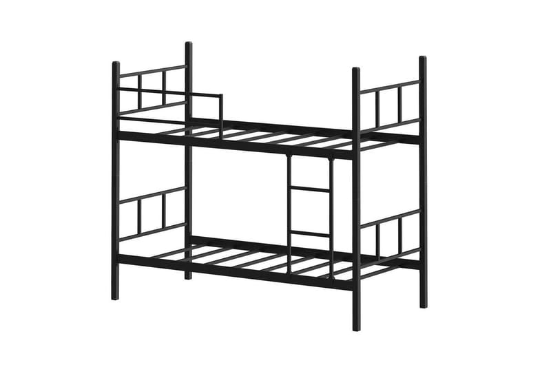 Kerrossänky Defneia Musta - Musta - Huonekalut - Sänky - Sänkykehikot & sängynrungot