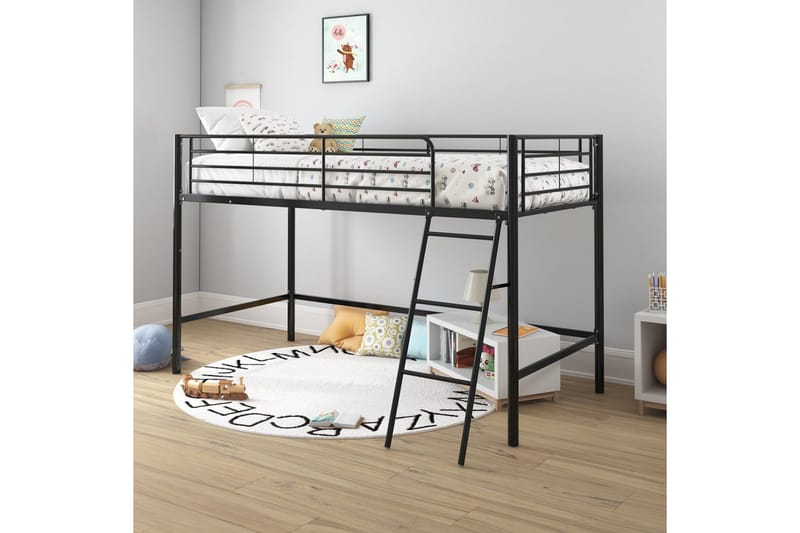 Kerrossänky Jodie Musta - Musta - Huonekalut - Sänky - Kerrossängyt