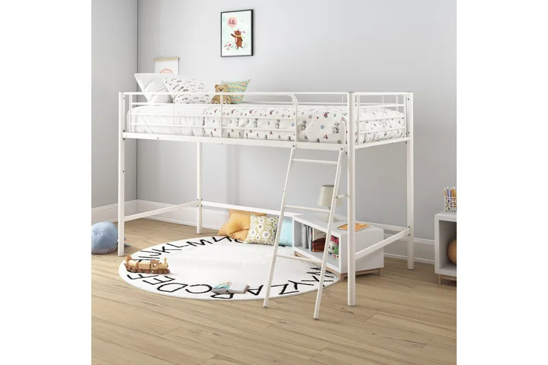 Kerrossänky Jodie Valkoinen - Valkoinen - Huonekalut - Sänky - Kerrossängyt