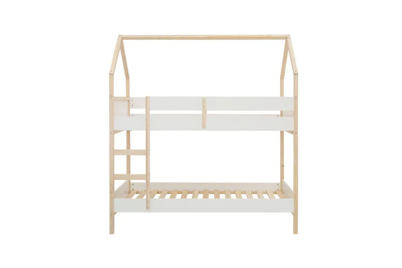 Kerrossänky Square Line Valkoinen, 223x205x96 cm - Valkoinen, 223x205x96 cm - Huonekalut - Sänky - Kerrossängyt