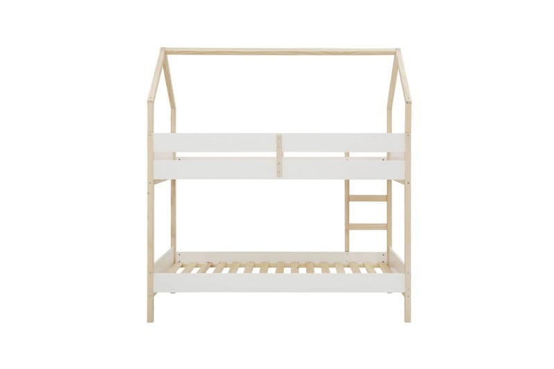 Kerrossänky Square Line Valkoinen, 223x205x96 cm - Valkoinen, 223x205x96 cm - Huonekalut - Sänky - Kerrossängyt