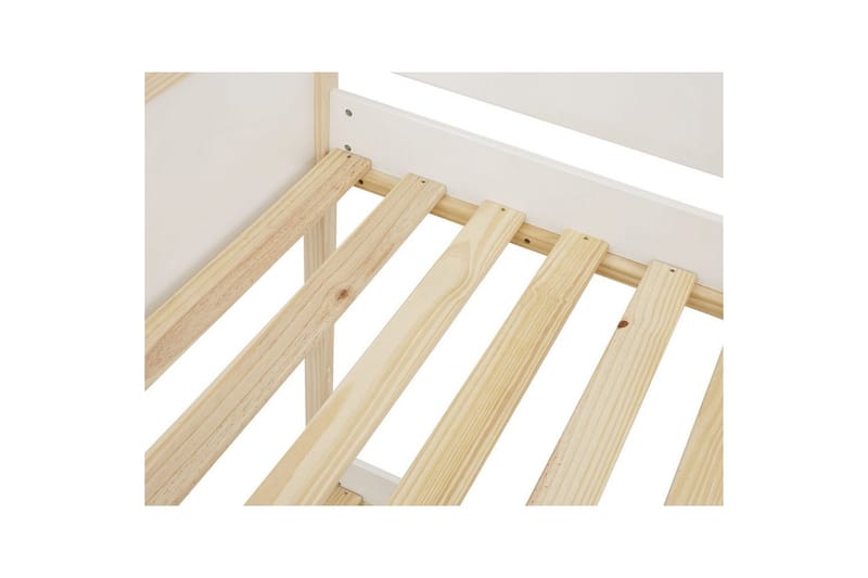 Kerrossänky Square Line Valkoinen, 223x205x96 cm - Valkoinen, 223x205x96 cm - Huonekalut - Sänky - Kerrossängyt