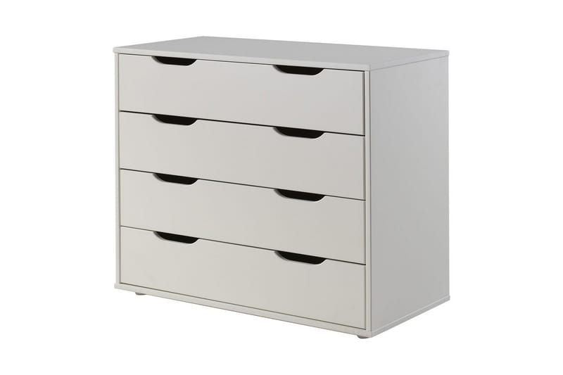 Keskikorkea sänky, jossa tikkaat Scott-yhteensopiva työpöytä, kolmella laatikolla varustettu lipasto ja kaksiosainen vaatekaappi - Huonekalut - Sänky - Kerrossängyt