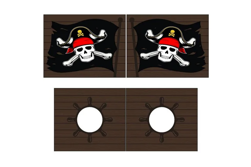 Keskikorkea sänky, jossa verho ja liukumäki Pino Valkoinen, Karibian merirosvot - Valkoinen, Karibian merirosvot - Huonekalut - Sänky - Kerrossängyt