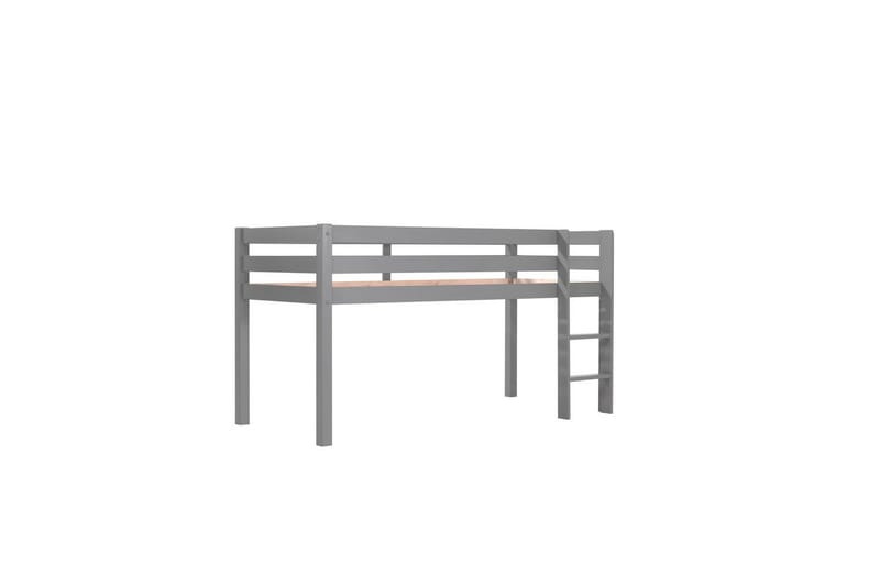 Keskikorkea sänky tikkailla Pino Harmaa, 115 cm - Harmaa, 115 cm - Huonekalut - Sänky - Kerrossängyt