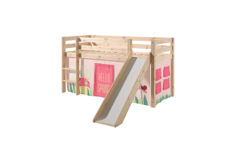 Keskikorkea sänky verholla Pino Kevät Luonnollinen, Luonnollinen, Liukumäellä, Ilman tunnelia, Ilman taskuja, Luonnollinen, Luonnollinen, Liukumäellä, Ilman tunnelia, Ilman taskuja