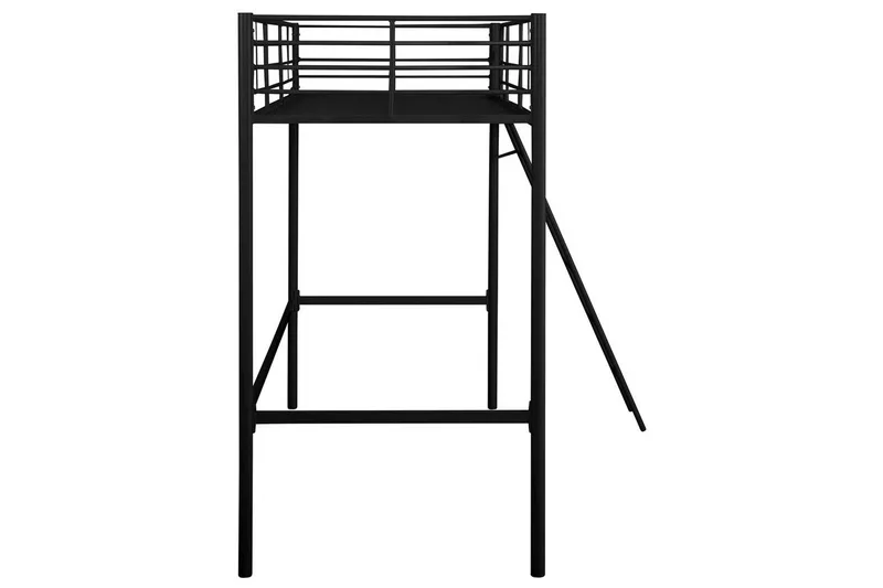 Korkea sänky Clove Musta - Musta - Huonekalut - Sänky - Kerrossängyt