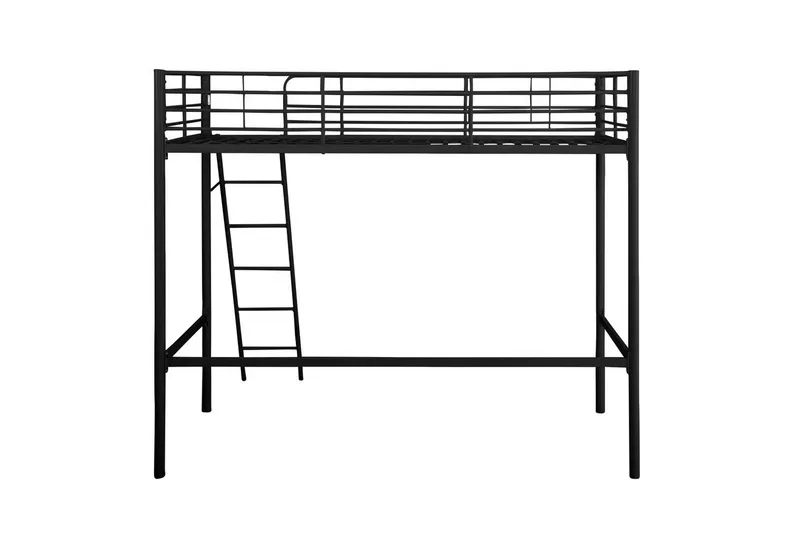 Korkea sänky Clove Musta - Musta - Huonekalut - Sänky - Kerrossängyt