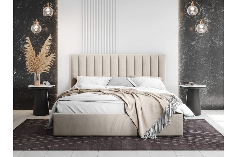 Laargard / Cosmo sängrungot 120x200 cm - Beige - Huonekalut - Sänky - Sänkykehikot & sängynrungot