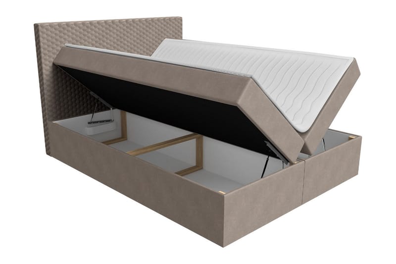 Laargard / Cosmo Sänkypaketti Kontinentalsänky 160x200 cm - Vihreä - Huonekalut - Sänky - Sängyt säilytystilalla