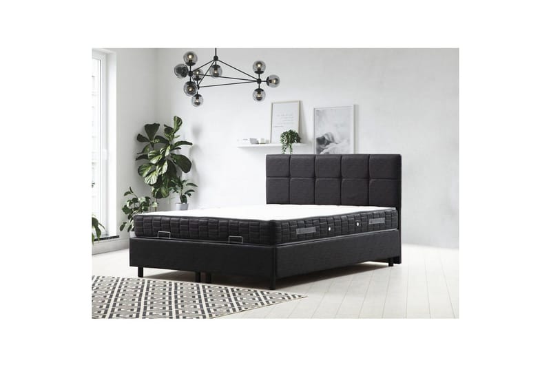 Lalmuni Complete Bed -paketti 120x200 cm - Antrasiitti - Huonekalut - Sänky - Sänkypaketti