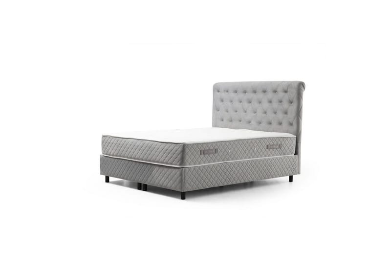 Lamoon Bed Paketti Runko Sänky 140x200 cm - Harmaa - Huonekalut - Sänky - Runkopatjasängyt