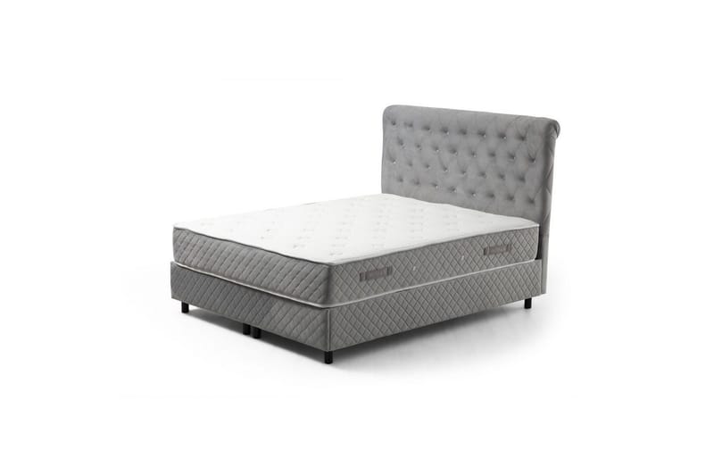 Lamoon Bed Paketti Runko Sänky 140x200 cm - Harmaa - Huonekalut - Sänky - Runkopatjasängyt