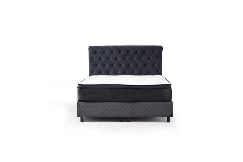 Lamoon Bed -paketti Mannermainen sänky 140x200 cm - Antrasiitti - Huonekalut - Sänky - Jenkkisängyt