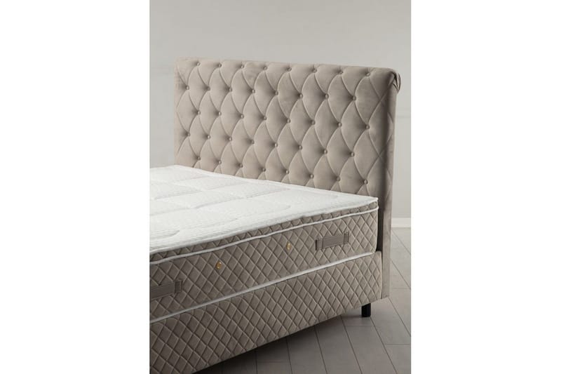 Lamoon Complete Bed -paketti 140x200 cm - Beige - Huonekalut - Sänky - Sänkypaketti