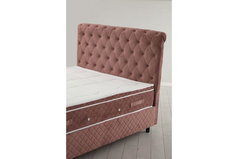 Lamoon Complete Bed -paketti 140x200 cm - Poskipunanpinkki - Huonekalut - Sänky - Sänkypaketti