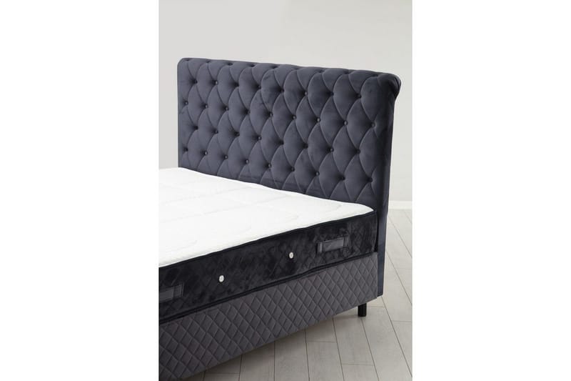 Lamoon Complete Bed -paketti 140x200 cm - Antrasiitti - Huonekalut - Sänky - Sänkypaketti