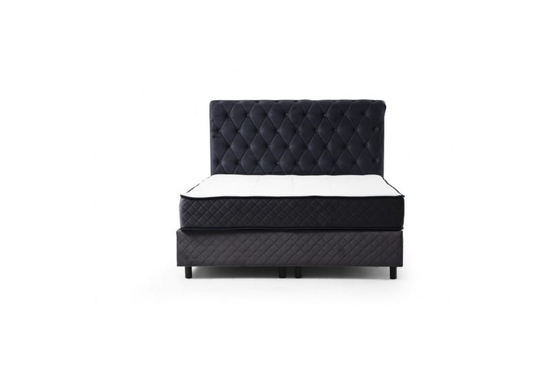 Lamoon Complete Bed -paketti 140x200 cm - Antrasiitti - Huonekalut - Sänky - Sänkypaketti
