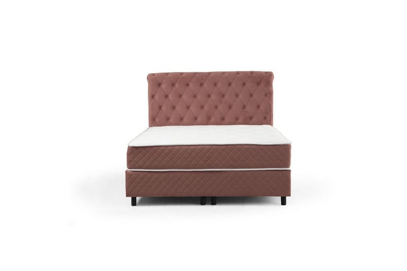 Lamoon Complete Bed -paketti 140x200 cm - Poskipunanpinkki - Huonekalut - Sänky - Sänkypaketti
