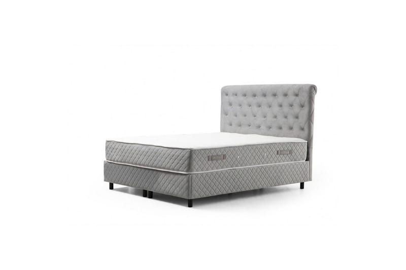 Lamoon Complete Bed -paketti 140x200 cm - Ruskeanharmaa - Huonekalut - Sänky - Sänkypaketti