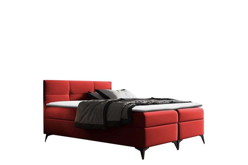 Leckersbo Sänkypaketti Kontinentalsänky 120x200 cm, Punainen
