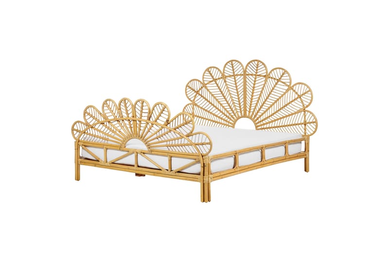 Lorentine Sängynrunko 160x200 cm - Vaalea puu - Huonekalut - Sänky - Sänkykehikot & sängynrungot